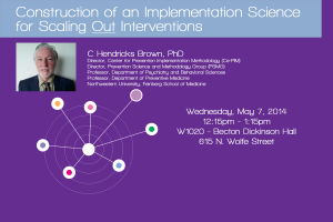 Construction of an Implementation Science for Scaling Out Interventions