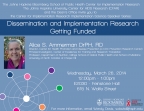 Dissemination and Implementation Research - Getting Funded - Image